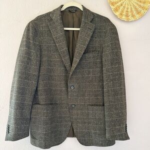 Acquaviva Made In Italy Joky Wool Suit Blazer Size 40R